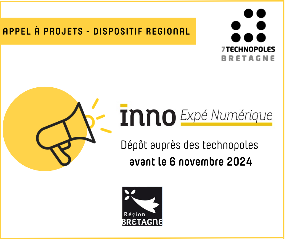 APPEL À PROJETS INNO EXPÉRIMENTATION NUMÉRIQUE : CANDIDATEZ DÈS MAINTENANT AUPRÈS DE VOTRE TECHNOPOLE !